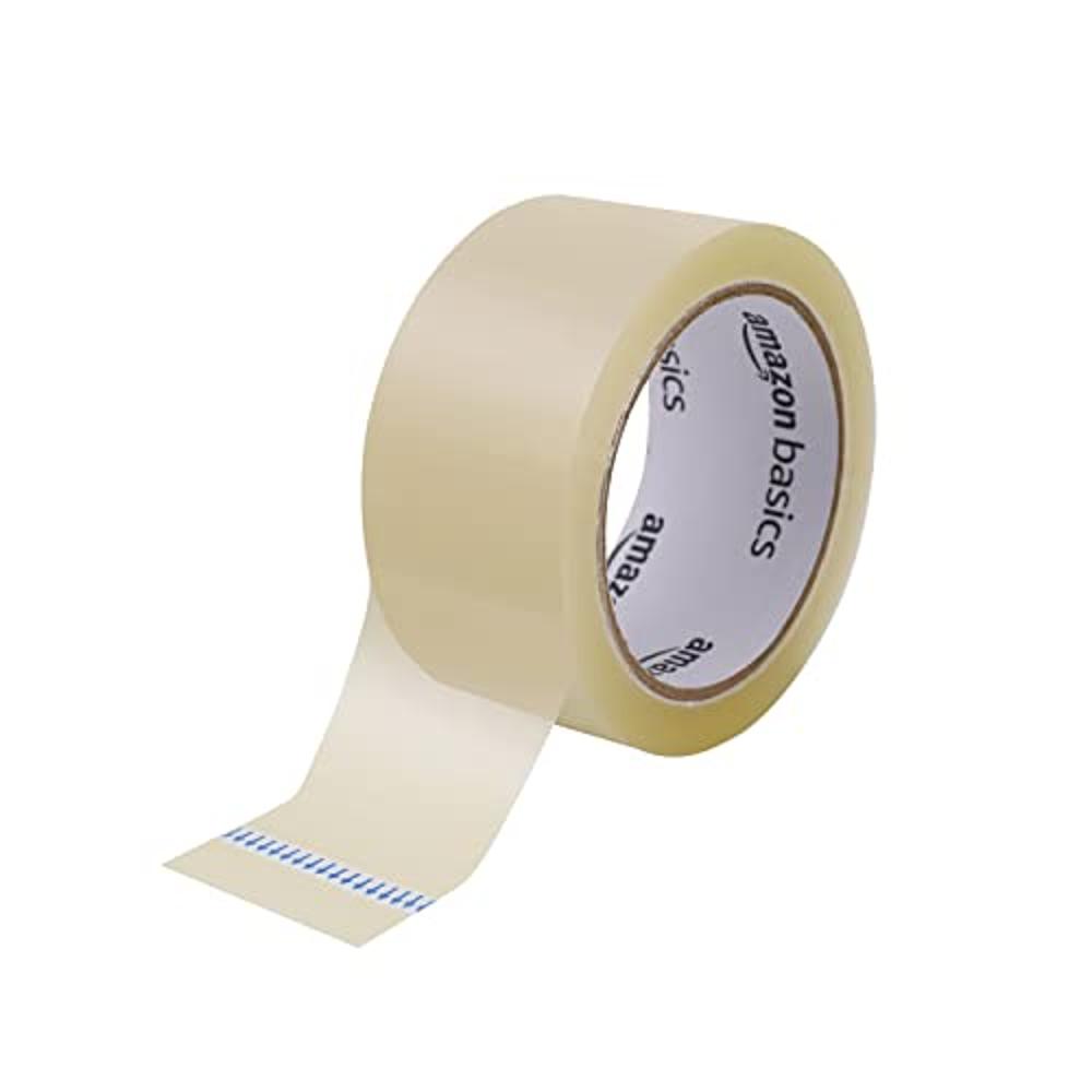  Cinta de embalaje transparente fuerte multiusos de 1.8 in, 1.2  in de grosor, cinta adhesiva de paquete de 492.1 ft de largo (tamaño : 10  rollos) : Productos de Oficina