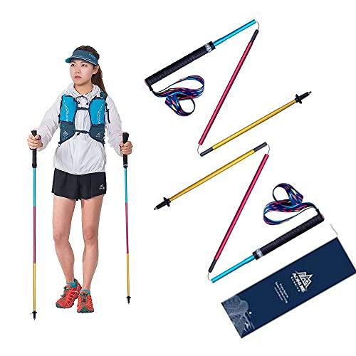 AONIJIE Trekking Poles -2 Ultralight Collapsible Carbon Fiber