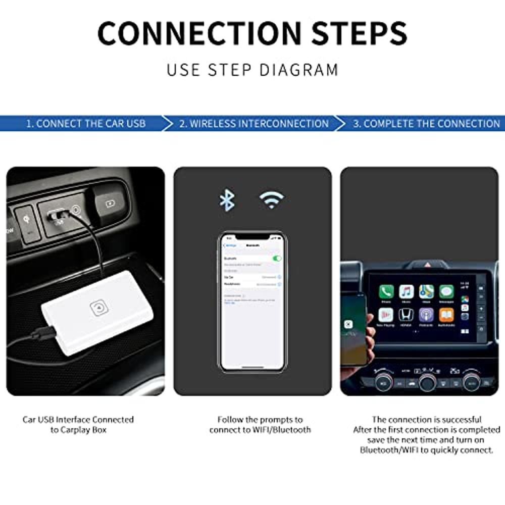 Adaptador inalámbrico CarPlay para iPhone 2023 Plug Play Apple CarPlay  Dongle USB para CarPlay CarPlay con cable de fábrica Carplay Magic Box para  versión iOS (Autos de años posteriores a 2016) : Precio Guatemala
