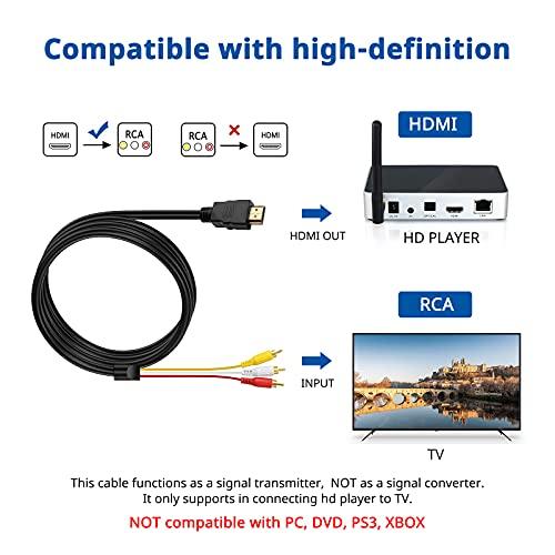 Cable HDMI a RCA, cable HDMI RCA 1080P 5ft1.5m HDMI Guatemala