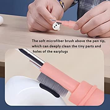 Kit de limpieza para Airpod, bolígrafo de limpieza Qikuver Airpods Pro con  cepillo, kit limpiador multifunción para auriculares, auriculares, iPod