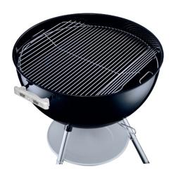 Weber 22-Inch Round Hinged Cooking Grate – Stainless Steel Replacement for Weber Charcoal Grills with Flip‑Up Sides, Easy Charcoal Access