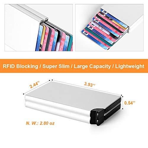 UpLook Pop Up Wallet Card Holder RFID Slim Wallet Card Case with