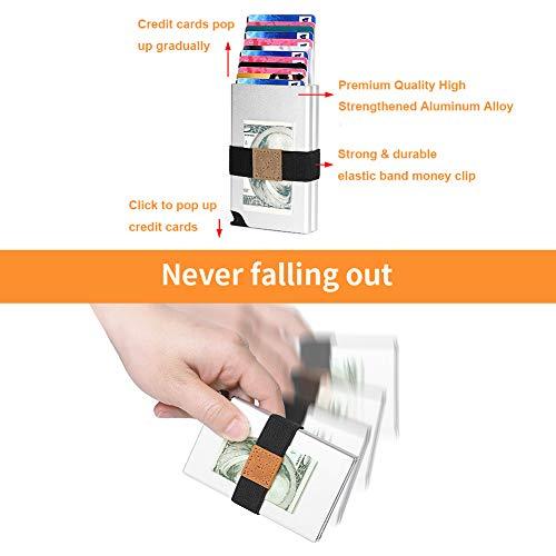 UpLook Pop Up Wallet Card Holder RFID Slim Wallet Card Case with