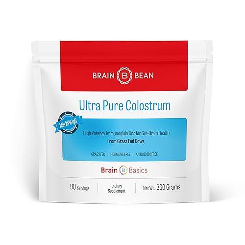 Brain basics ultra pure colostrum 4000mg per serving min 25 igg