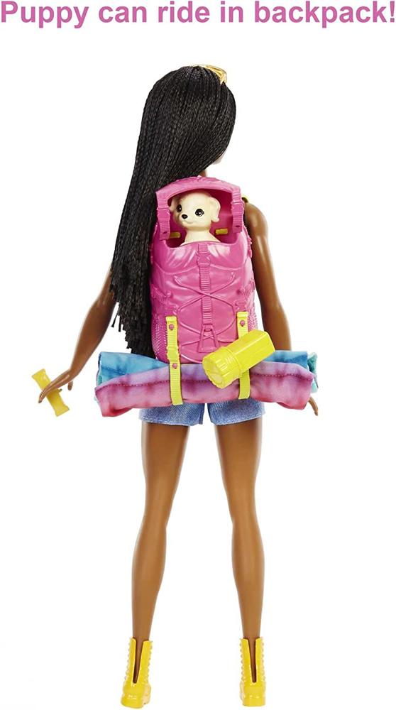 Muñeca Barbie It Takes Two y accesorios, juego de camping Brooklyn con