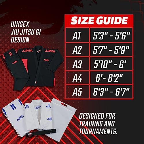 JJMA Brazilian Jiu Jitsu Gi Ultra Light Pearl Weave Machine