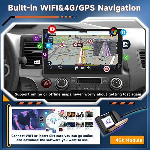 Android For Honda Civic Hatchback 2006-2011 For left hand drive For right  hand drive Car Auto Carplay Radio Head Unit BT 4G WiFi - AliExpress