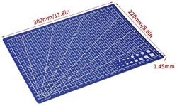 9x12 Inch Self Healing Cutting Mat, A4 PVC Cutting Board Craft Tools with Grid Lines for Fabric, Quilting, Sewing, Scrapbooking DIY Craft