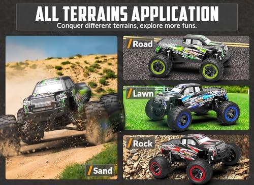 Racent Crossy 1/16 Scale 4x4 RC Monster Truck - 30mph Fast, High Speed, Off Road
