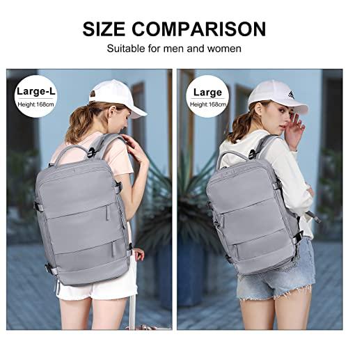 Coowoz Large Travel Backpack For Women Men Flight Approved Hiking