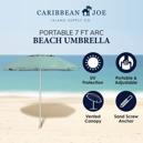 Caribbean Joe Chaby International Portable, Adjustable Tilt Beach Umbrella  with UV Protection, Mint, 7 FT : Precio Guatemala