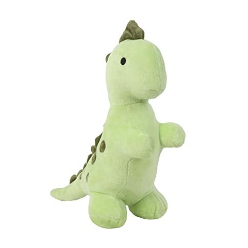 Linzy Peluche de dinosaurio de peluche de 10.5 pulgadas Titan Baby suave,  color gris, juguete de peluche abrazable y tierno para dormir, animales de