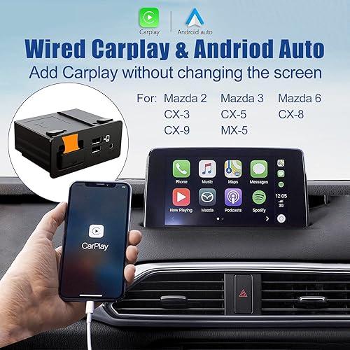 Mazda Carplay and Android Auto Retrofit Kit, TK78-66-9U0C OEM Hub Fits ...