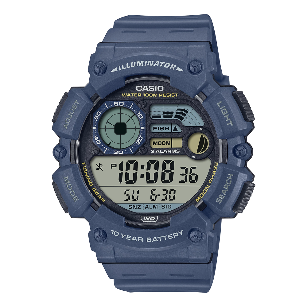 Reloj casio illuminator discount azul