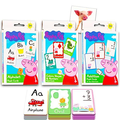 Peppa Pig Flash Cards Set (paquete de 3) con pegatina : Precio Guatemala