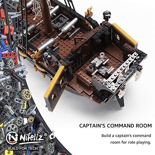 Nifeliz Black Hawk Pirates Ship Model Building Blocks Kits - Juego