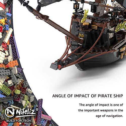 Nifeliz Black Hawk Pirates Ship Model Building Blocks Kits - Juego