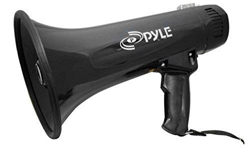 Pyle Portable Mini Bull Air Horn Megaphone Speaker 40W Adjustable