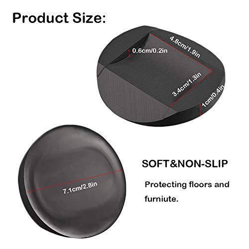 Furniture Cups Bed Stopper, Rubber Furniture Coasters Cups with AntiSliding Floor Grip fits