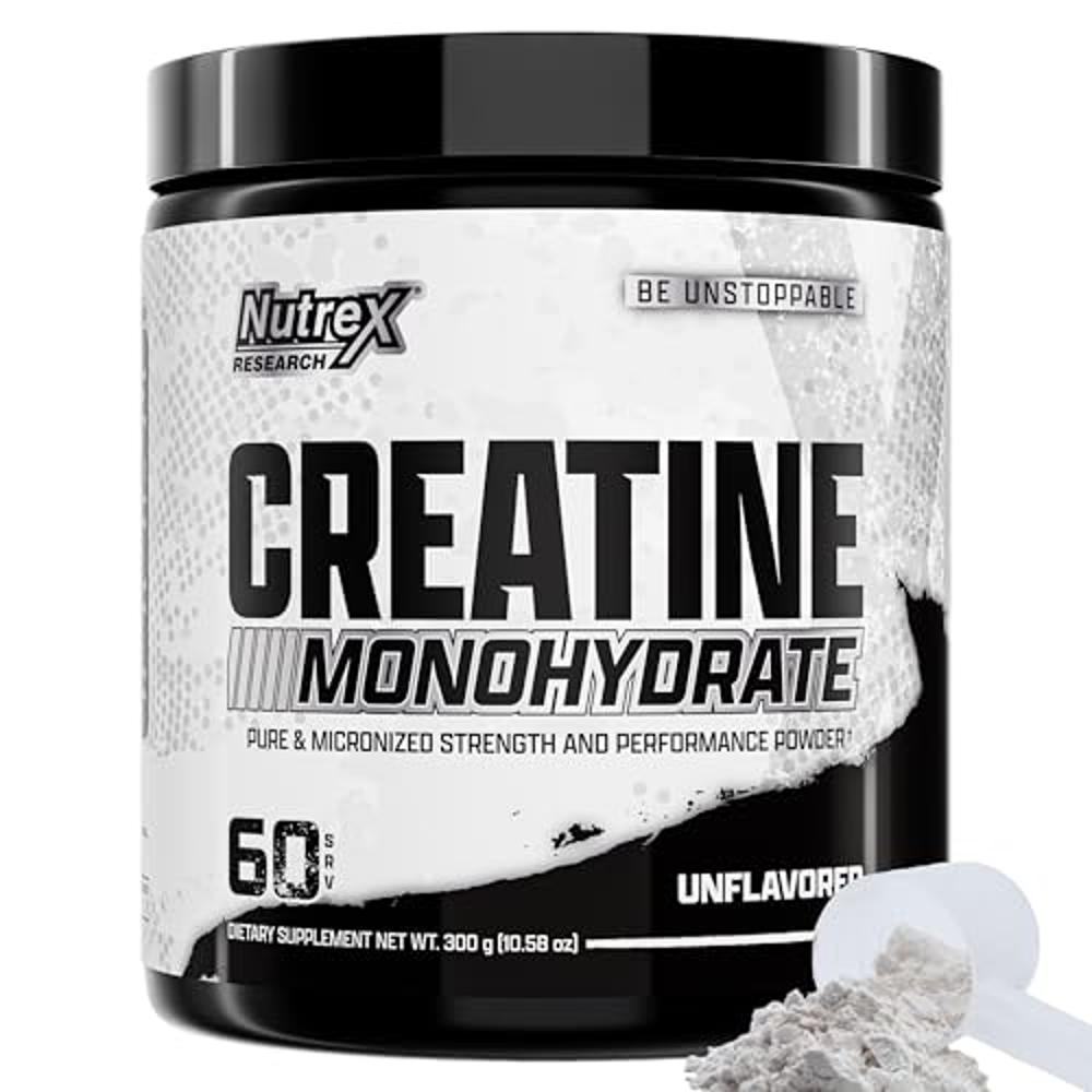 Nutrex Research Creatine Monohydrate Powder Unflavored 5g Micronized Creatine Powder Per 4059