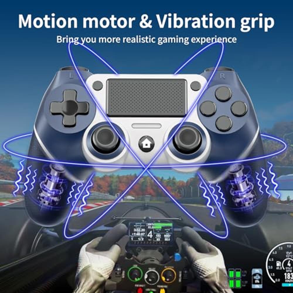 PSKONTORORA Controller for Ps4 Remote Control Compatible with Playstation  4/Slim