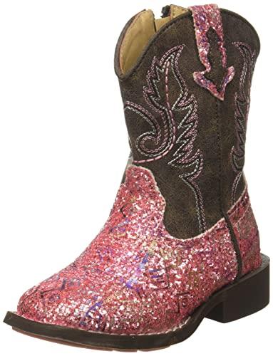 Roper Infants Cowbabies Glitter Aztec Boot, Pink, 3 Precio Guatemala