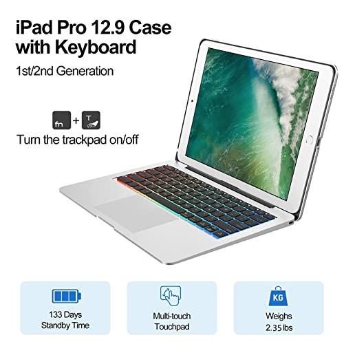 Teclado Portátil Touchpad Para iPad Pro 12.9 A1584 A1652