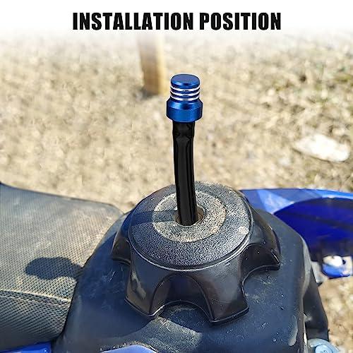 Gas Fuel Cap Air Vent Hose, PSLER MotorcycleTank Valve Vent Tube with