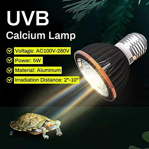 FelRelWel UVB Led Reptile Light for Calcium Supplementation,Led Crawler