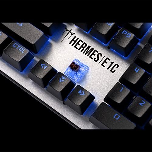 GAMDIAS Hermes E1C Combo de teclado y mouse mecánico multicolor con