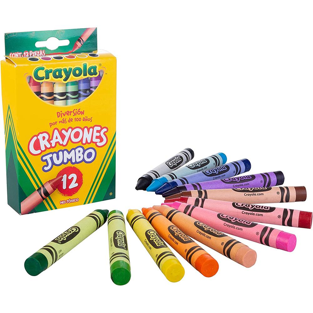 La Casa del Artesano-Crayolas crayones Jumbo Jumbo DL *12 colores
