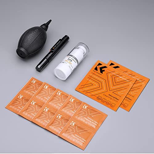 K&F Concept Kit de Limpieza Cámara 32 En 1,Cleaning Kit con Pera