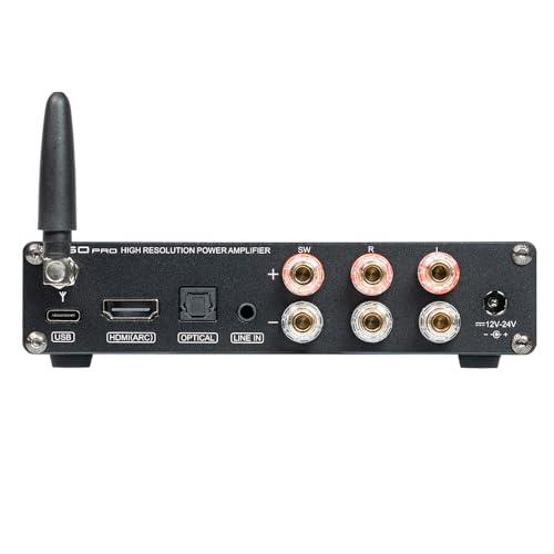 Amplificador S.M.S.L A50Pro, LPF y HPF, amplificador de audio de 2.1