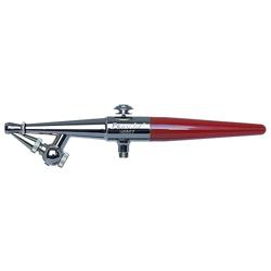 Paasche Airbrush H-Set Single Action Siphon Feed Airbrush Set , Red