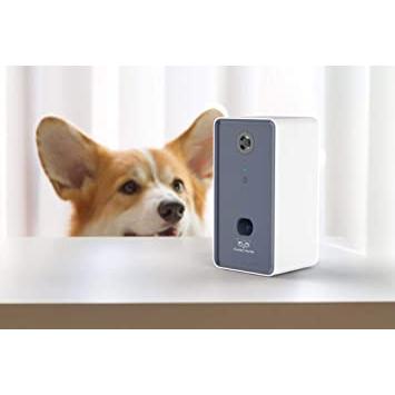 Cámara para perros, vista de 180°, lanzamiento de golosinas para mascotas,  cámara para perros con aplicación de teléfono, cámara para perros de 1080p