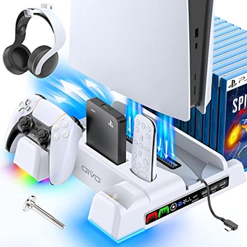 Ventilador de refrigeración silencioso mejorado para PS5, luz LED,  concentradores USB 3,0 para disco de Playstation 5 y accesorios de consola  de edición Digital - AliExpress