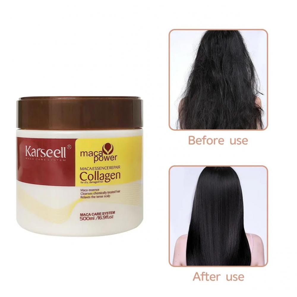  Karseell Collagen Hair Treatment 16.9 Oz 500ml Deep
