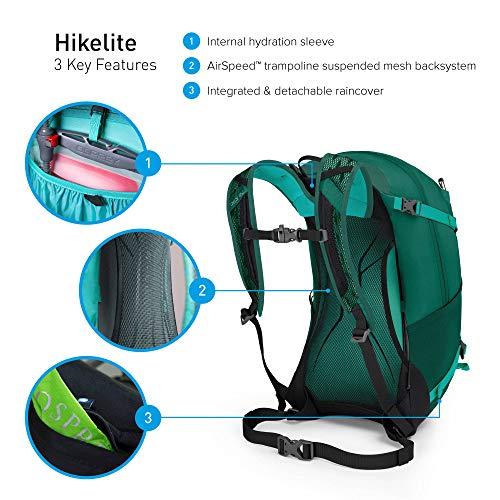 Osprey Hikelite 26 Hiking Backpack , Aloe Green Precio Guatemala