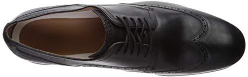 Cole Haan Mens Original Grand Shortwing Oxford Shoe, Black Leather ...