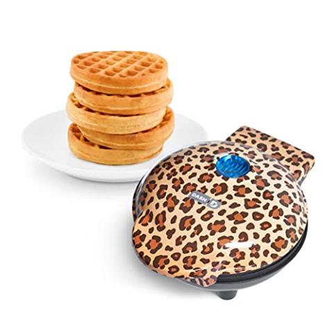 DASH Mini Maker for Individual Waffles, Hash Browns, Keto Chaffles with  Easy to Clean, Non-Stick Surfaces, 4 Inch, Aqua