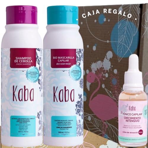 KABA Kit de Crecimiento y Reparación Intensivo KABA Shampoo de Cebolla