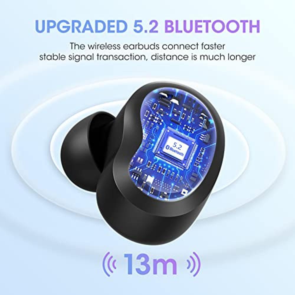 T10S 2022 Versión Bluetooth 5.2 Auriculares estéreo inalámbricos verdaderos  IPX8 impermeables en la oreja Auriculares inalámbricos incorporados con