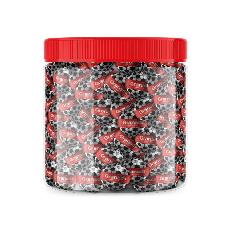 Chocolate Granada En Forma de Pelotitas Mini Futbol 500G Granada