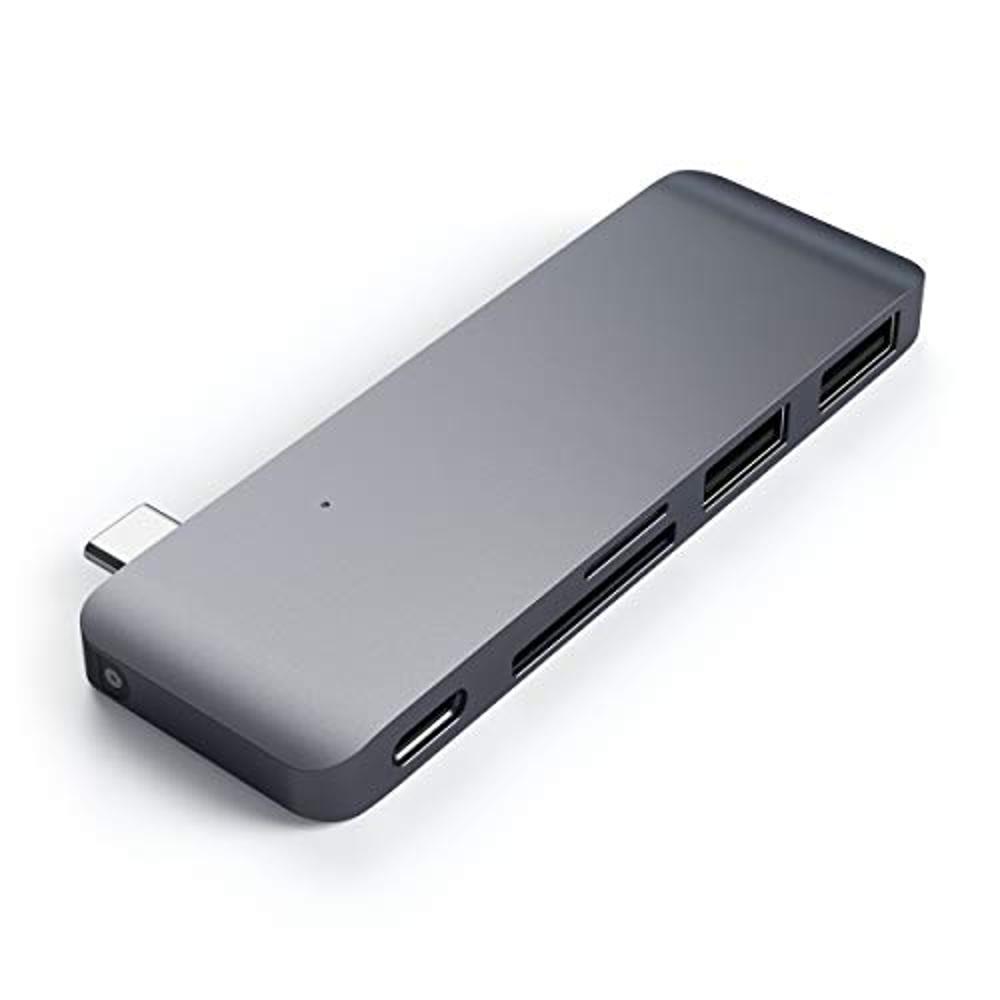 Satechi Aluminum Type-C USB 3.0 3-in-1 Combo Hub with USB-C Pass-Through -  for M2/ M1 MacBook Pro/Air, M2/ M1 iPad Pro/Air, M2 Mac Mini, iMac M1  (Space Gray) : Precio Guatemala