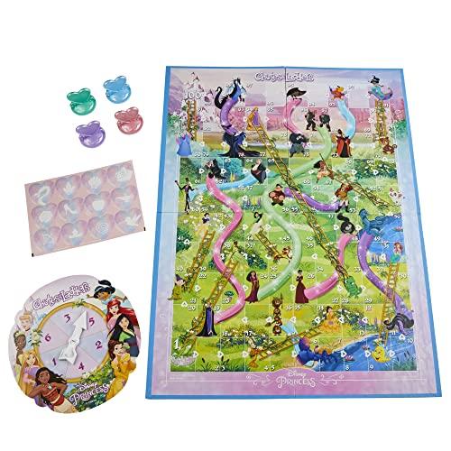 Chutes and Ladders Juego de mesa Disney Princess Edition para niños de