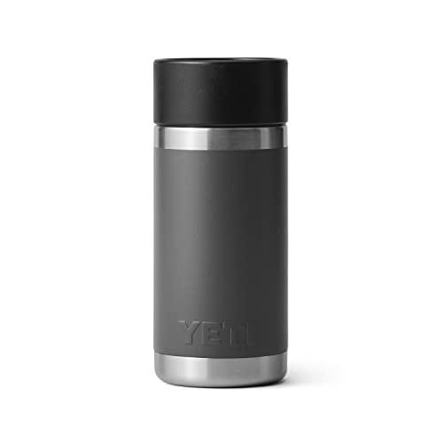  YETI Rambler - Botella de acero inoxidable aislada al vacío con  tapa de chupito caliente, 12 onzas, verde azulado agave : Hogar y Cocina