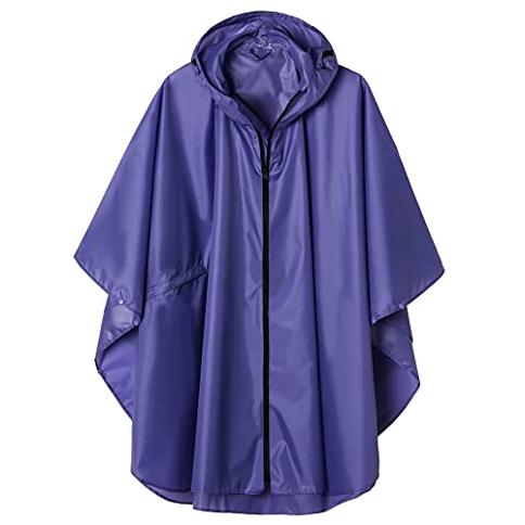 Adultos Poncho Chubasquero Impermeable Ropa de lluvia Manga larga