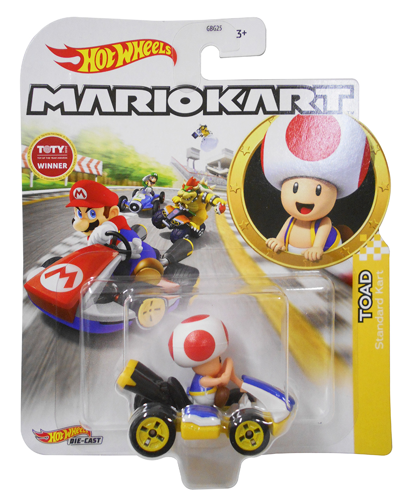 Vehículo Kart Estándar Toad De Mario Kart Hot Wheels Precio Guatemala