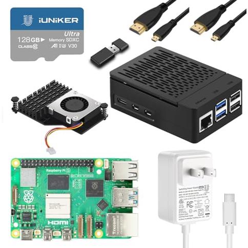 iUniker para Raspberry Pi 5 Starter Kit Extreme - (8GB RAM - 128GB Storage  Edition)… - Modelo 8GB RAM - 128GB Storage Edition : Precio Guatemala